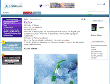 Tablet Screenshot of kadin.uzerine.com