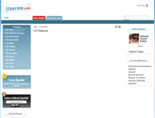 Tablet Screenshot of css.uzerine.com